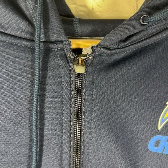 Los Angeles Chargers NFL On Field Therma Fit  Full Zip Hoodie Sweatshirt XXL - Picture 5 of 11